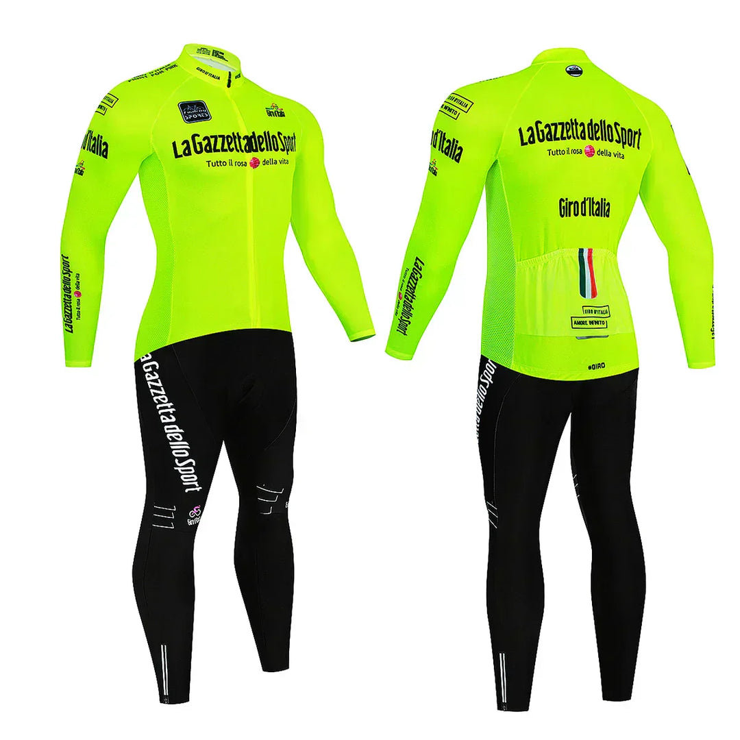 Giro d'Italia - Maillot cycliste manches longues professionnel