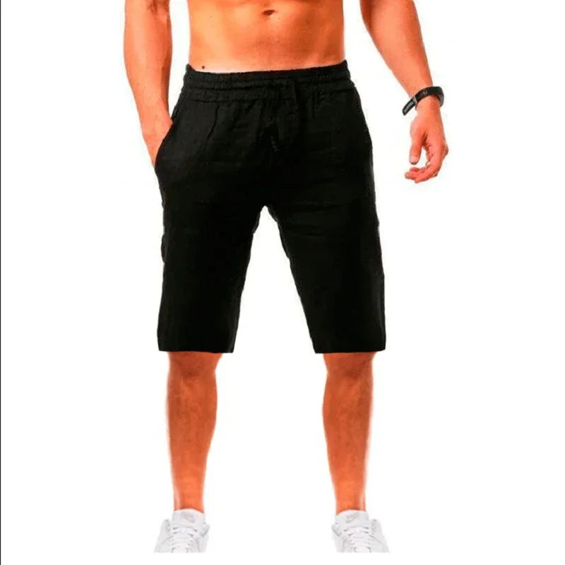 Leichte Sommershorts für Herren aus Leinen