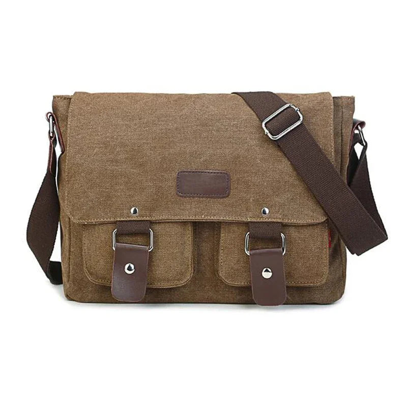 Vintage Canvas Herren Umhängetasche