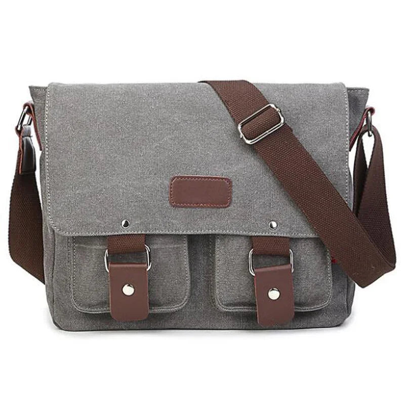 Vintage Canvas Herren Umhängetasche