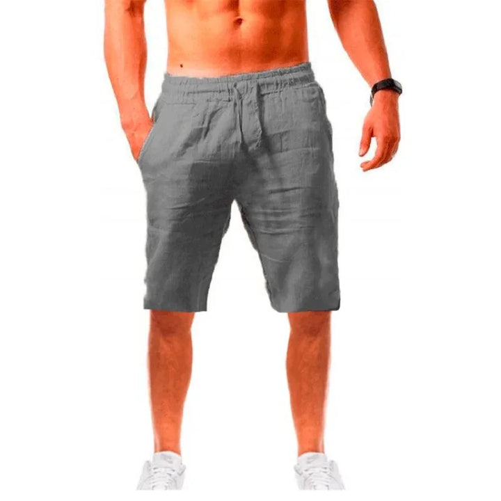 Leichte Sommershorts für Herren aus Leinen