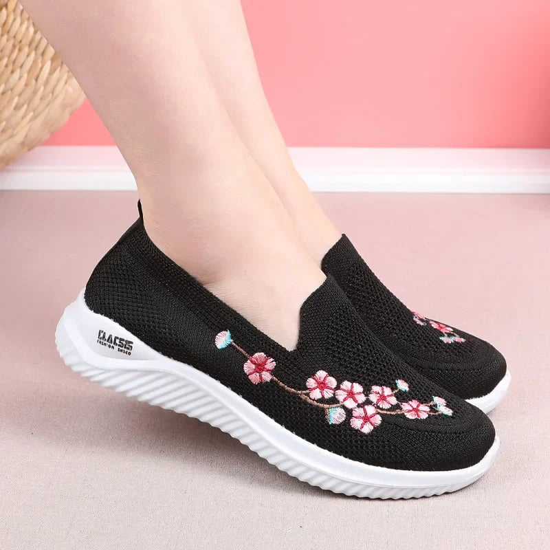 Nancy| Atmungsaktive Blumensneaker