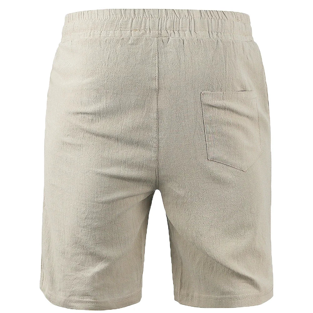 Leichte Sommershorts für Herren aus Leinen