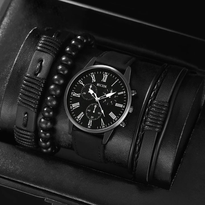 Bracelet Watch Set For Men