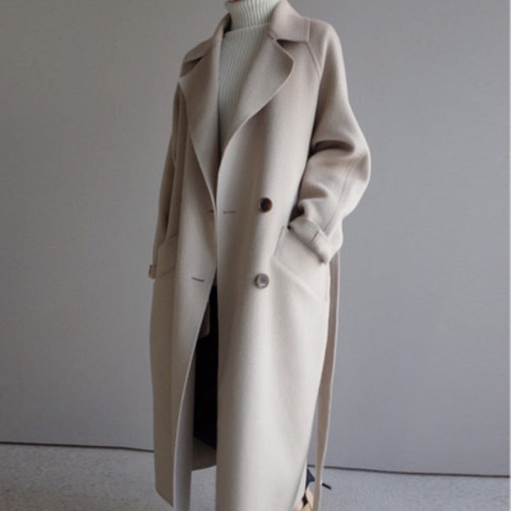 Clara Damen Woll-Trenchcoat