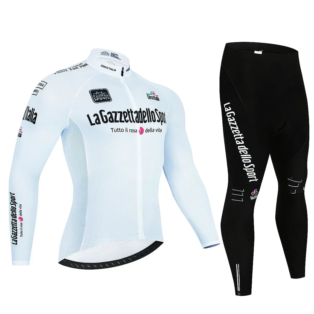 Giro d'Italia - Maillot cycliste manches longues professionnel