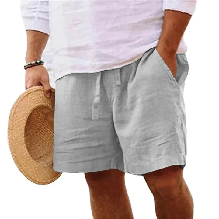 Leichte Sommershorts für Herren aus Leinen,