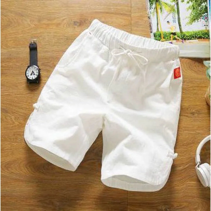 Leichte Sommer-Herren-Shorts aus Leinen