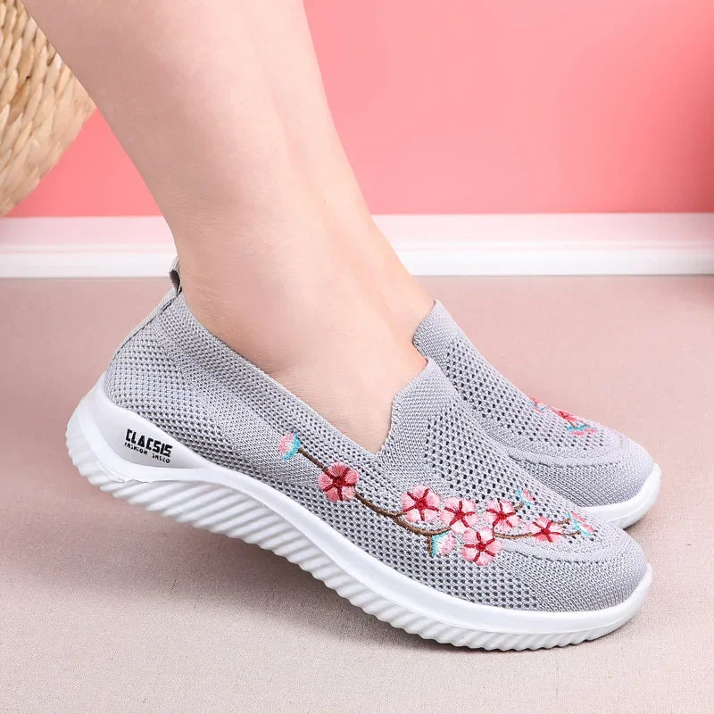 Nancy| Atmungsaktive Blumensneaker