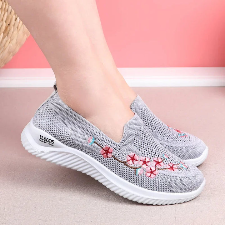 Nancy| Atmungsaktive Blumensneaker
