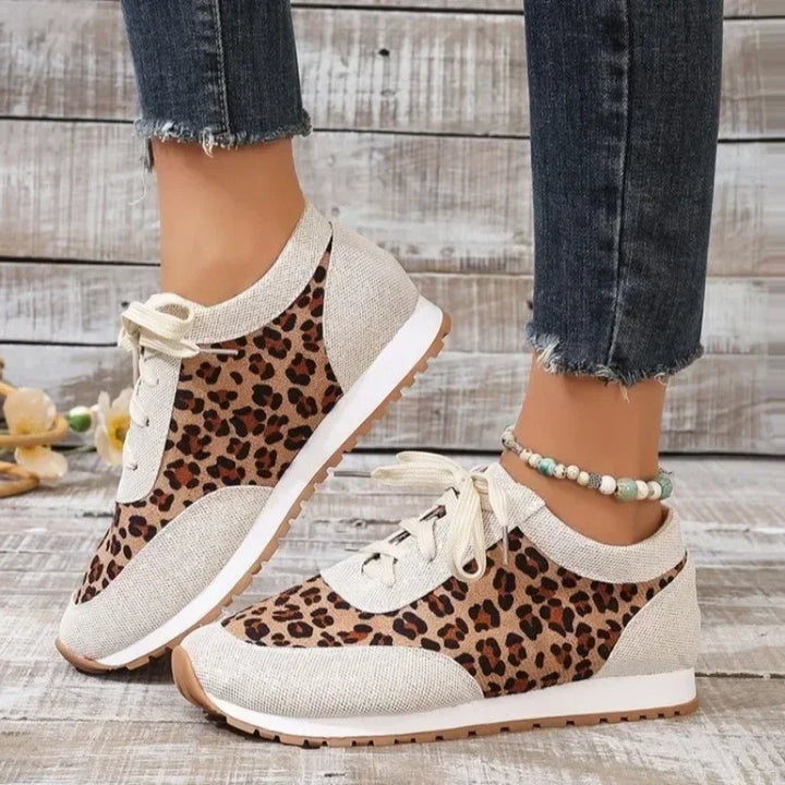 Herbst Leopard Druck Mode Sneaker