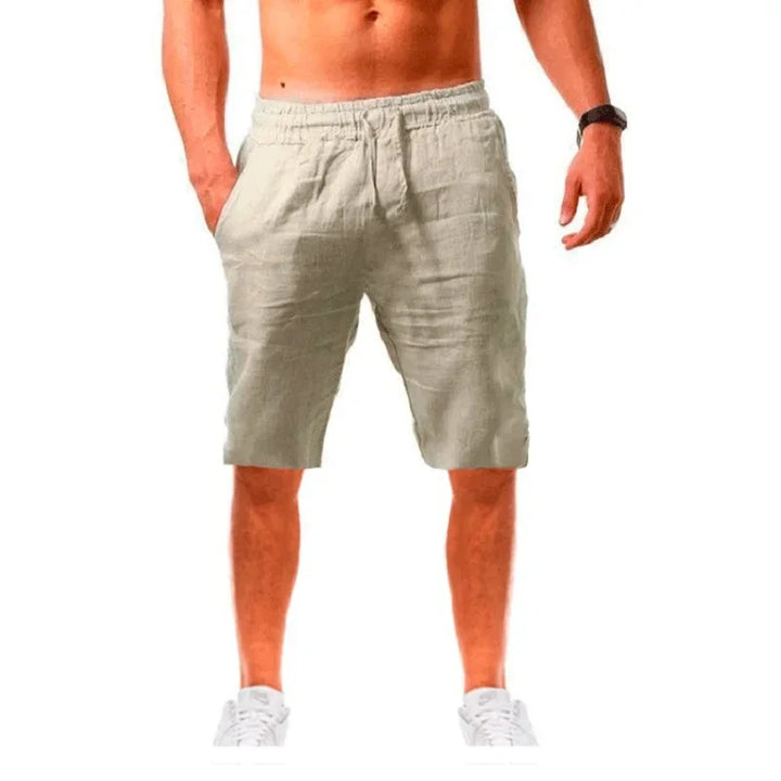 Leichte Sommershorts für Herren aus Leinen