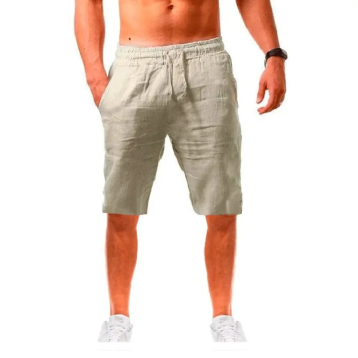 Leichte Sommershorts für Herren aus Leinen