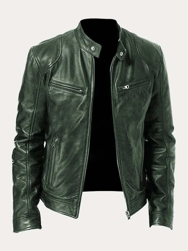 Matteo | Lässige Lederjacke