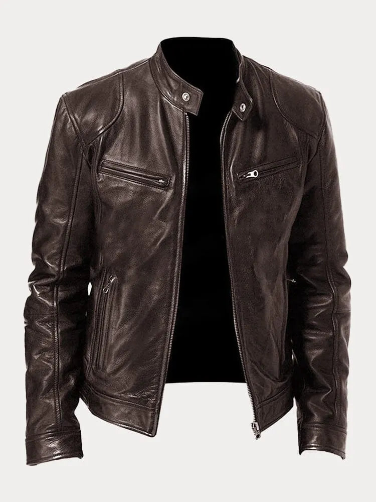 Matteo | Lässige Lederjacke