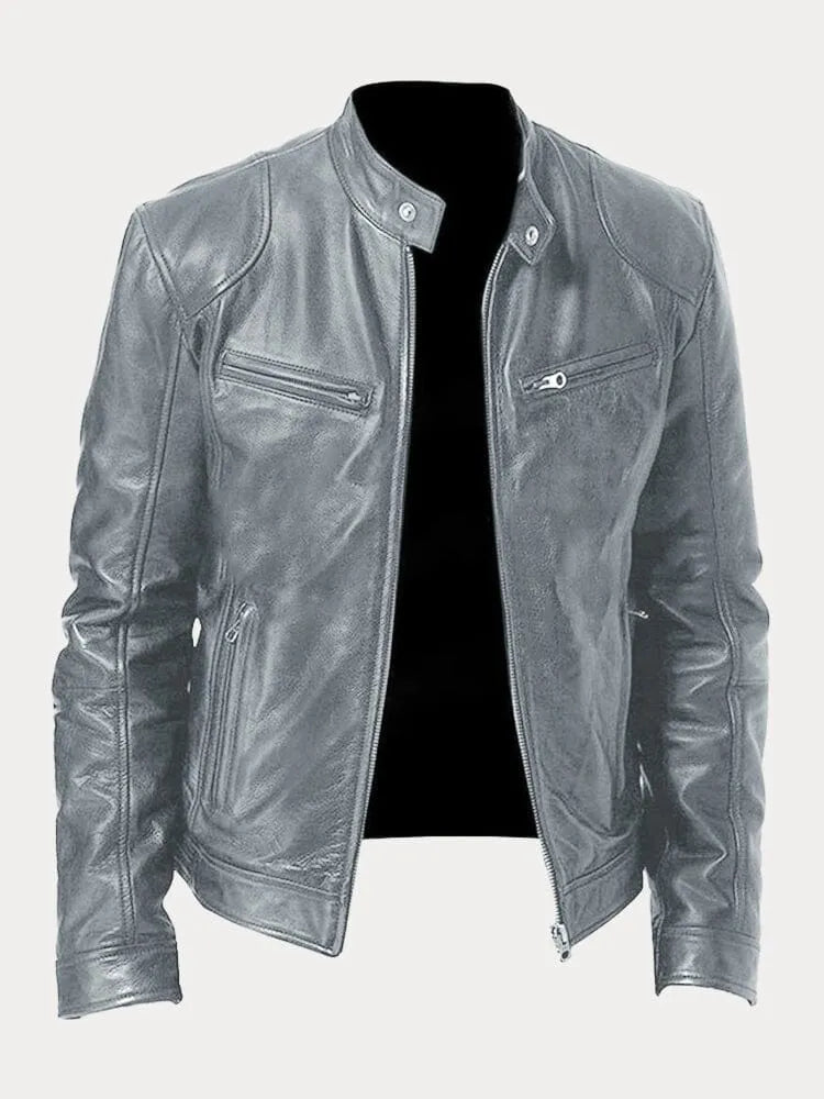 Matteo | Lässige Lederjacke