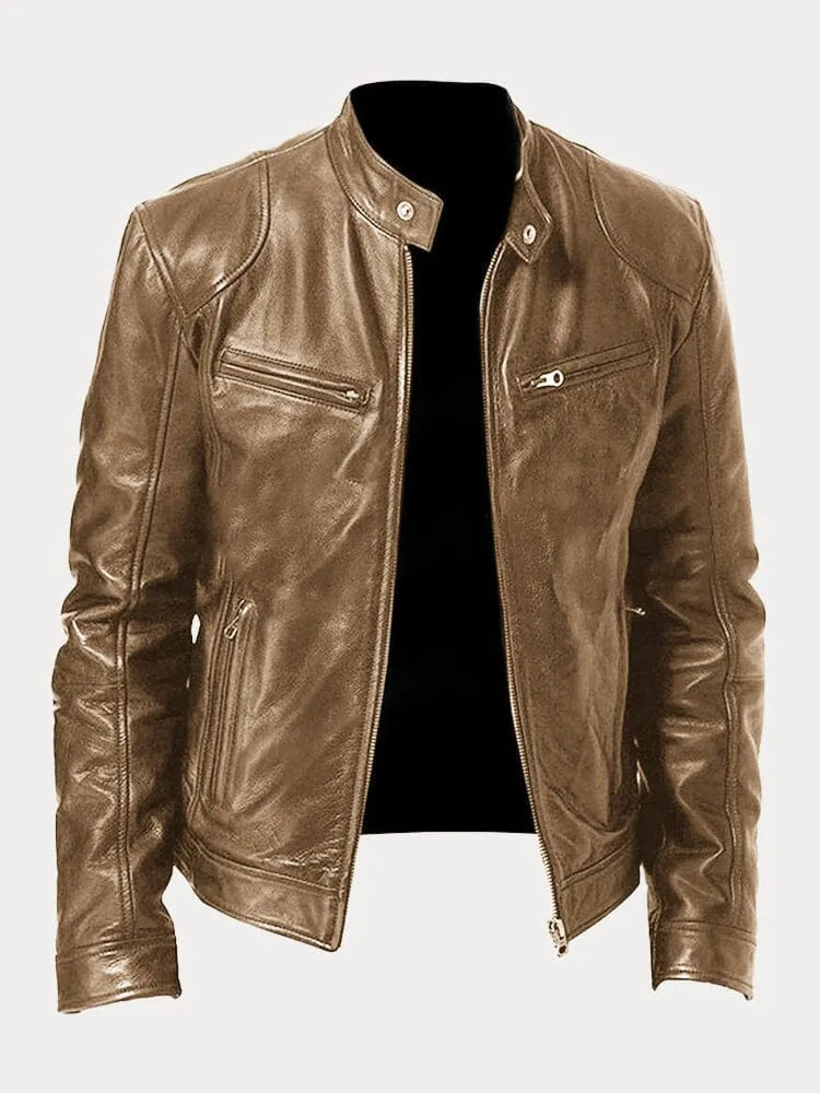 Matteo | Lässige Lederjacke