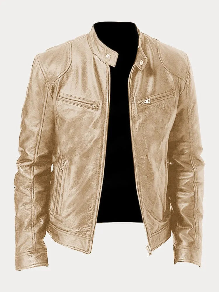 Matteo | Lässige Lederjacke