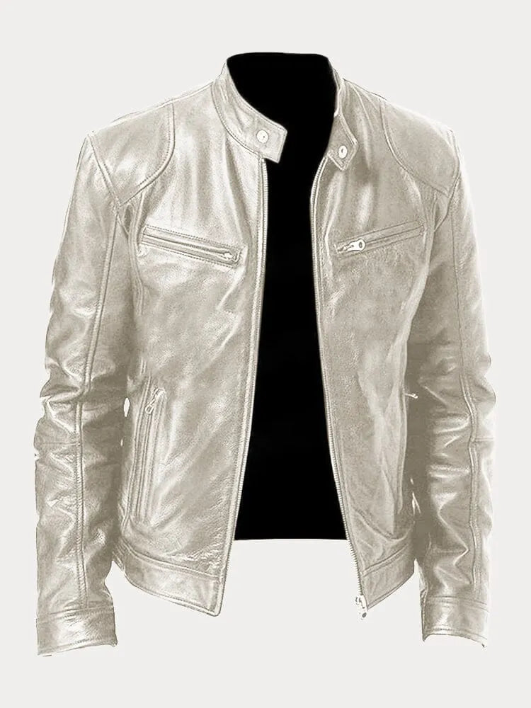 Matteo | Lässige Lederjacke