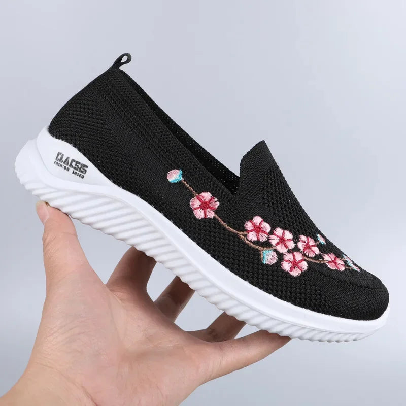 Nancy| Atmungsaktive Blumensneaker