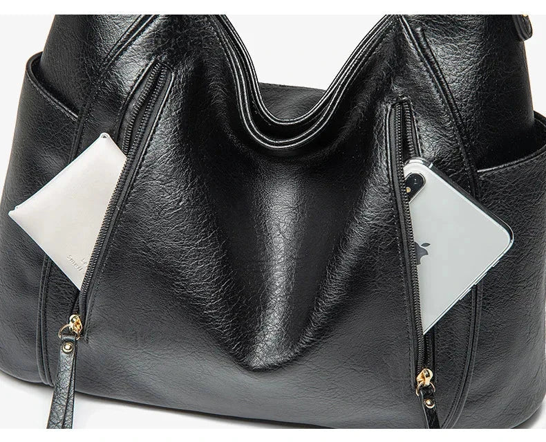 Lina - Sac à main en cuir luxueux