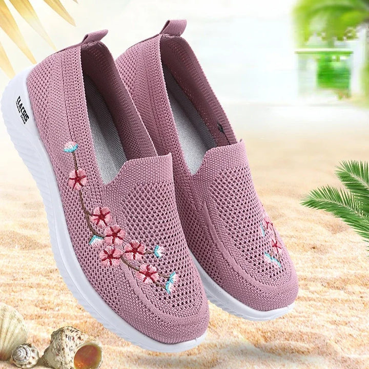 Nancy| Atmungsaktive Blumensneaker