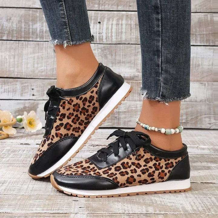 Herbst Leopard Druck Mode Sneaker