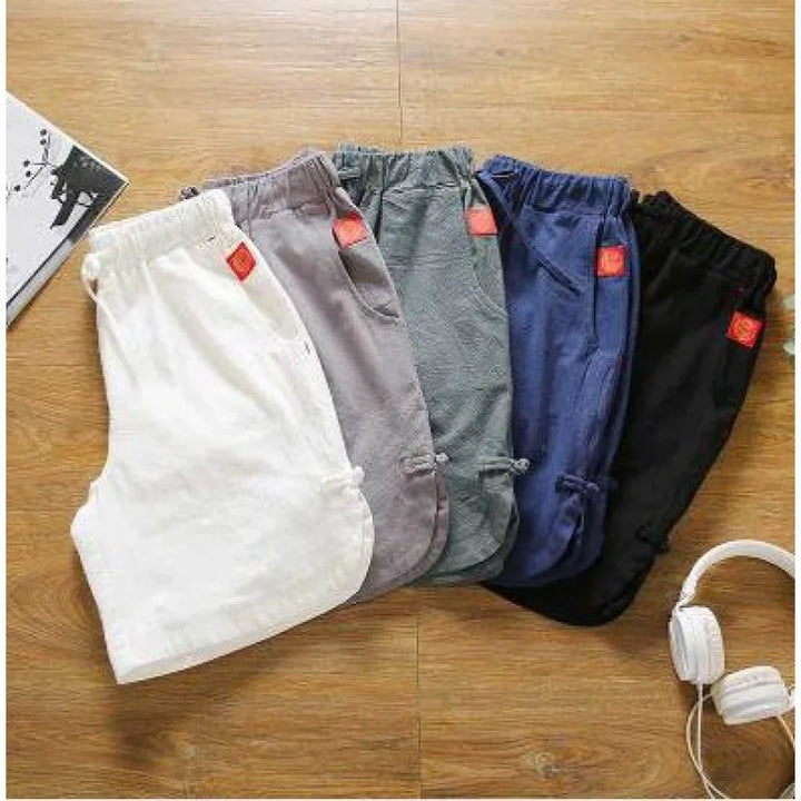 Leichte Sommer-Herren-Shorts aus Leinen