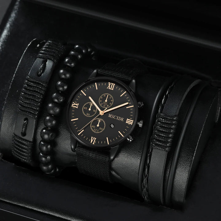 Bracelet Watch Set For Men