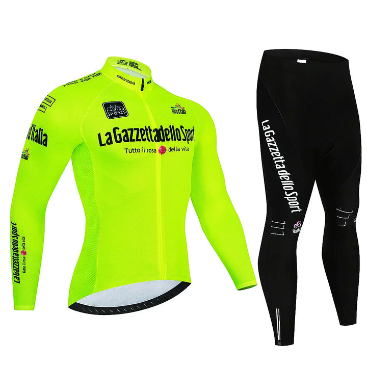 Giro d'Italia - Maillot cycliste manches longues professionnel
