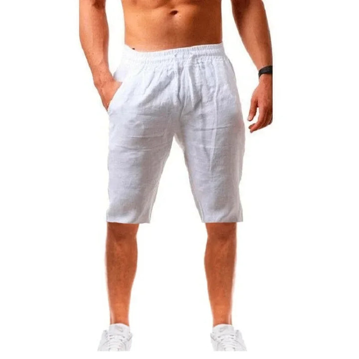 Leichte Sommershorts für Herren aus Leinen