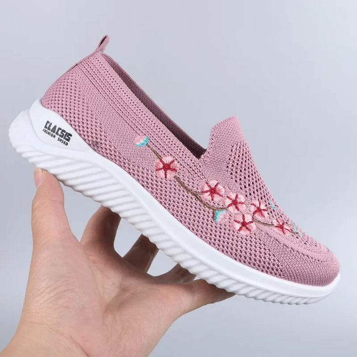 Nancy| Atmungsaktive Blumensneaker