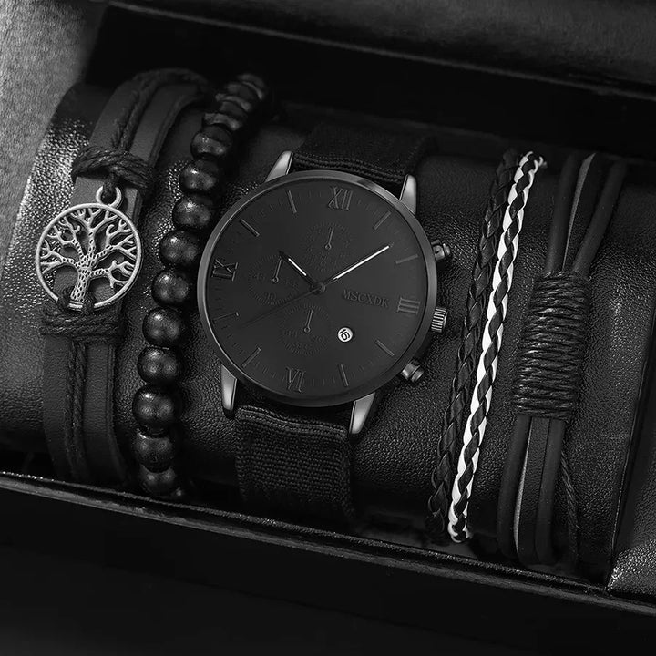 Bracelet Watch Set For Men