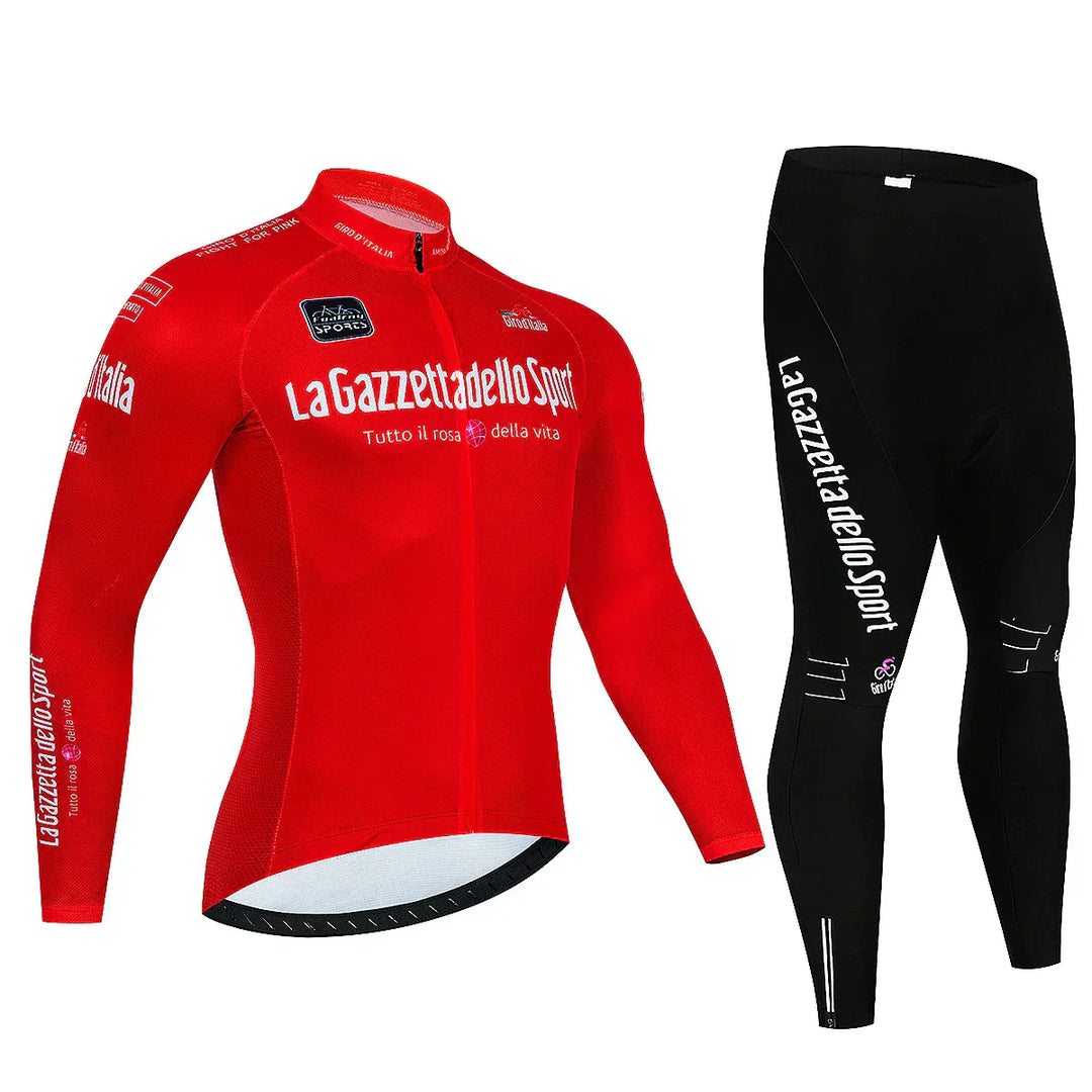 Giro d'Italia - Maillot cycliste manches longues professionnel