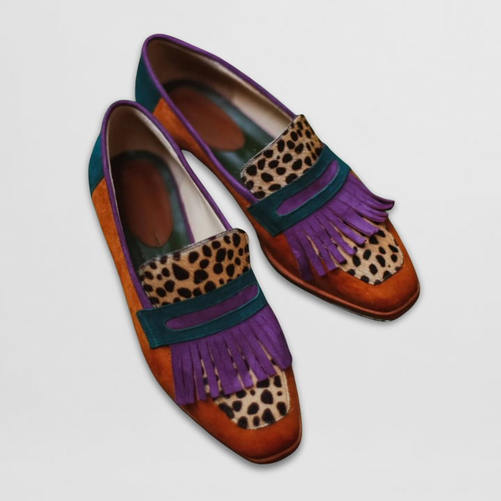 Remy | Stylische Mokassins mit Leopardenmuster