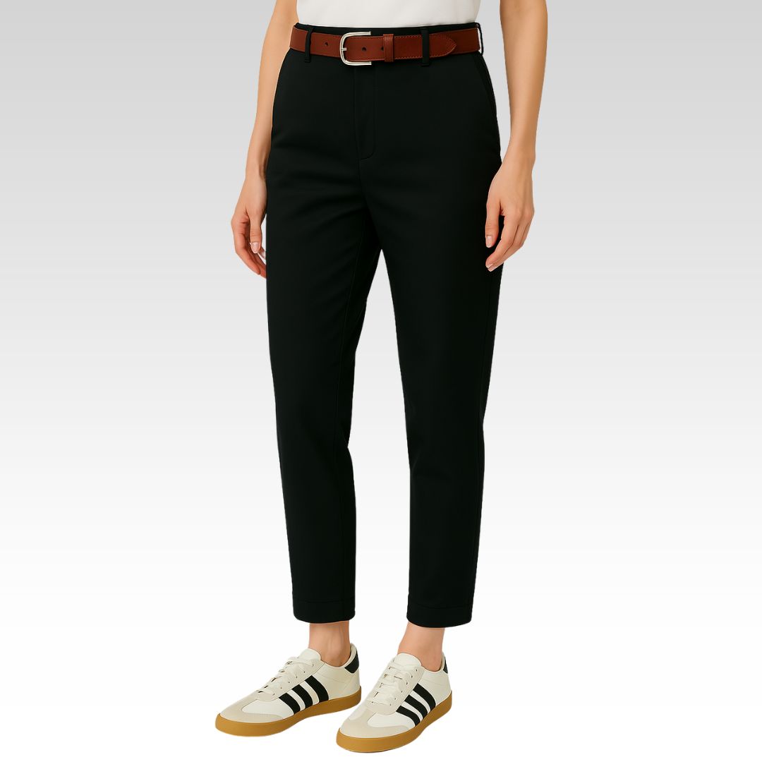 MATHILDA – PANTALON DE COSTUME À RAYURES DE HAUTE QUALITÉ