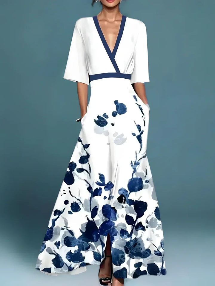 Laure | Robe fleurie élégante