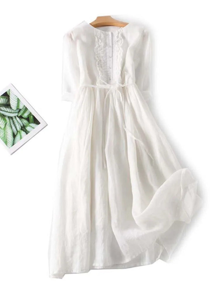 Damen Vintage-inspiriertes Kleid - Bequemer Sommerstil & Vielseitigkeit