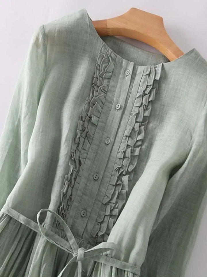 Damen Vintage-inspiriertes Kleid - Bequemer Sommerstil & Vielseitigkeit