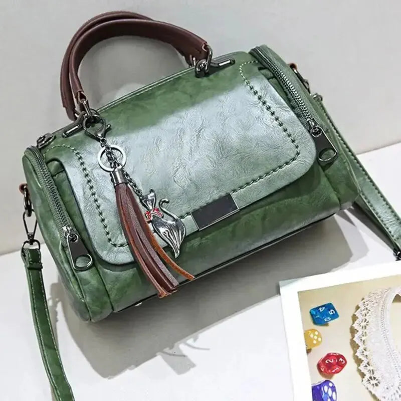 Stella - Leder Schultertasche
