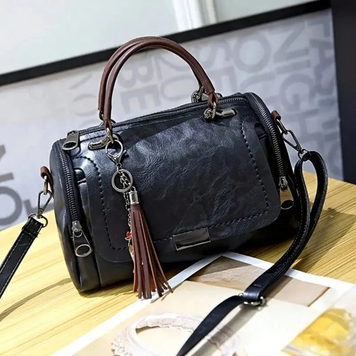 Stella - Leder Schultertasche