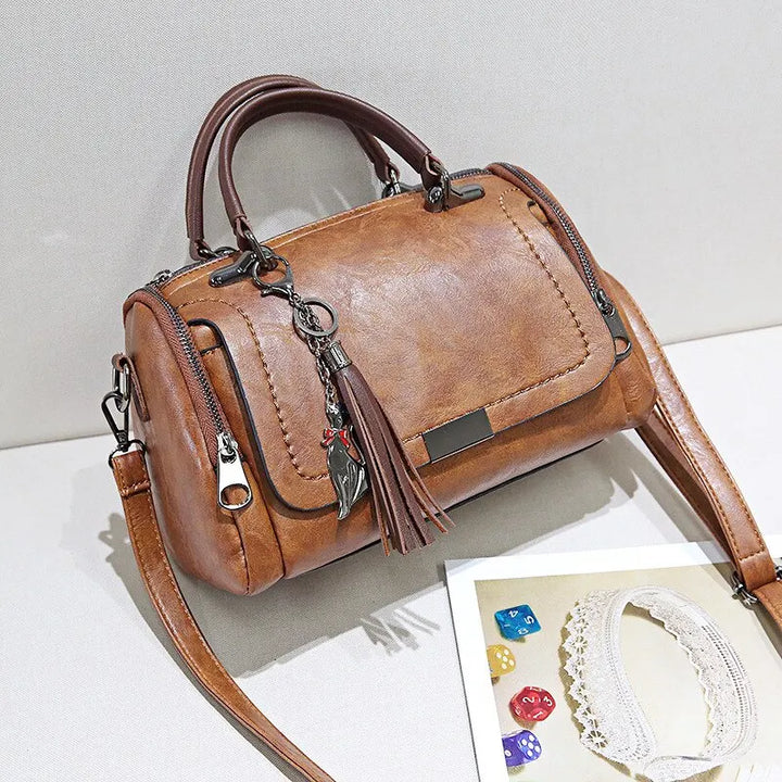 Stella - Leder Schultertasche