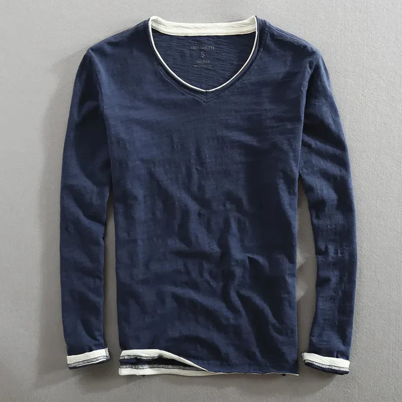 NOEL - Chemise en coton à manches longues