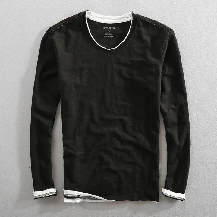 NOEL - Chemise en coton à manches longues