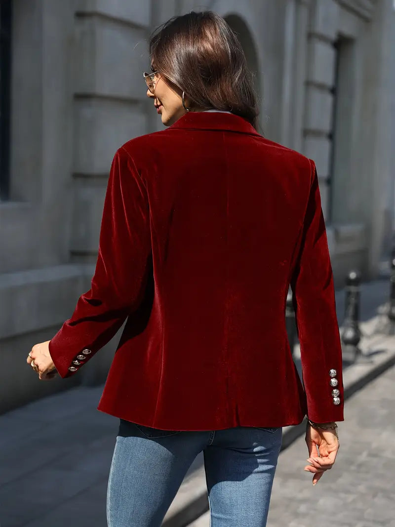 JULISSE | BLAZER ÉLÉGANT EN VELOURS 