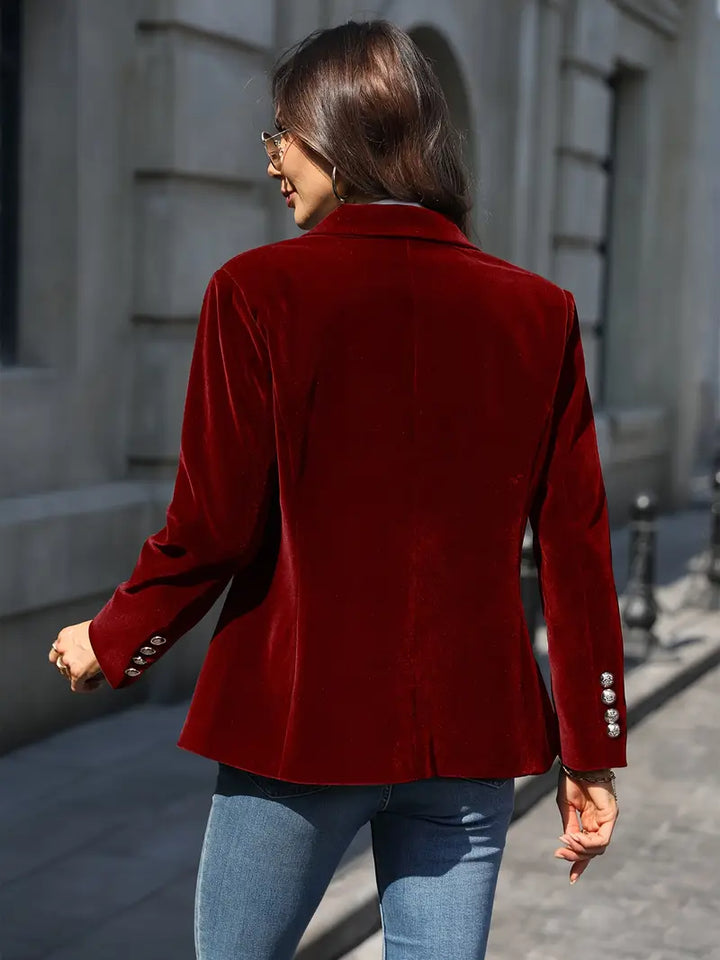 JULISSE | BLAZER ÉLÉGANT EN VELOURS 