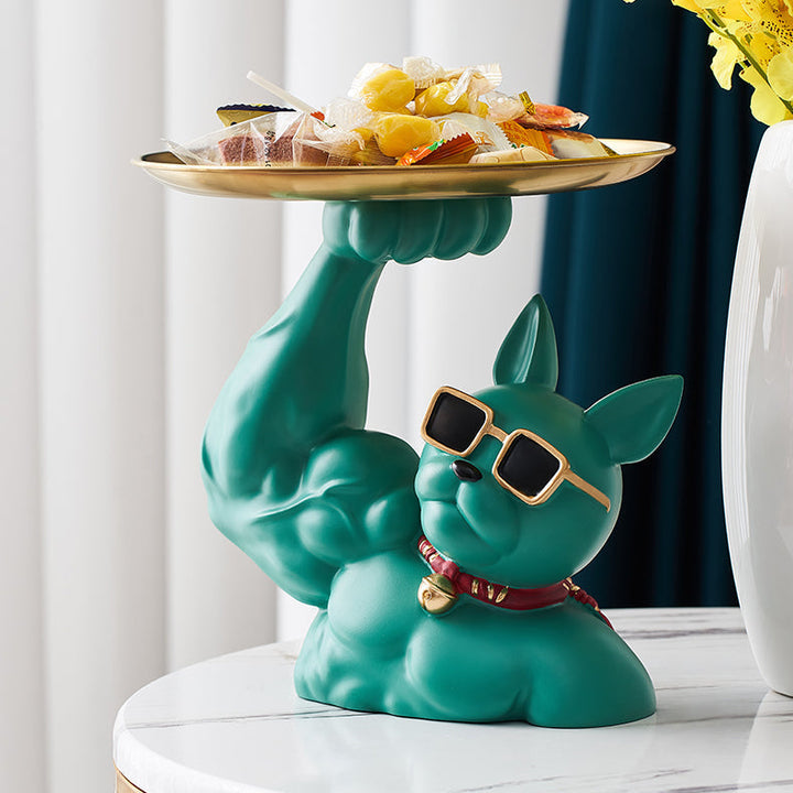 Muscular French Bulldog Süßigkeitenteller
