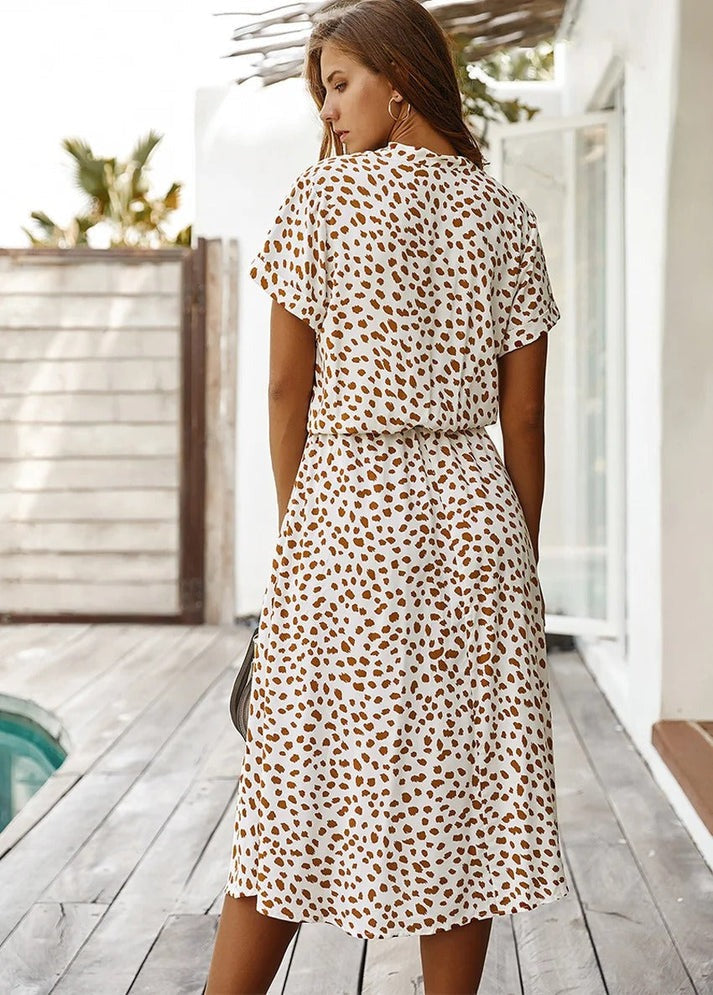 BENEDICTA I VINTAGE GEDRUCKTES KLEID