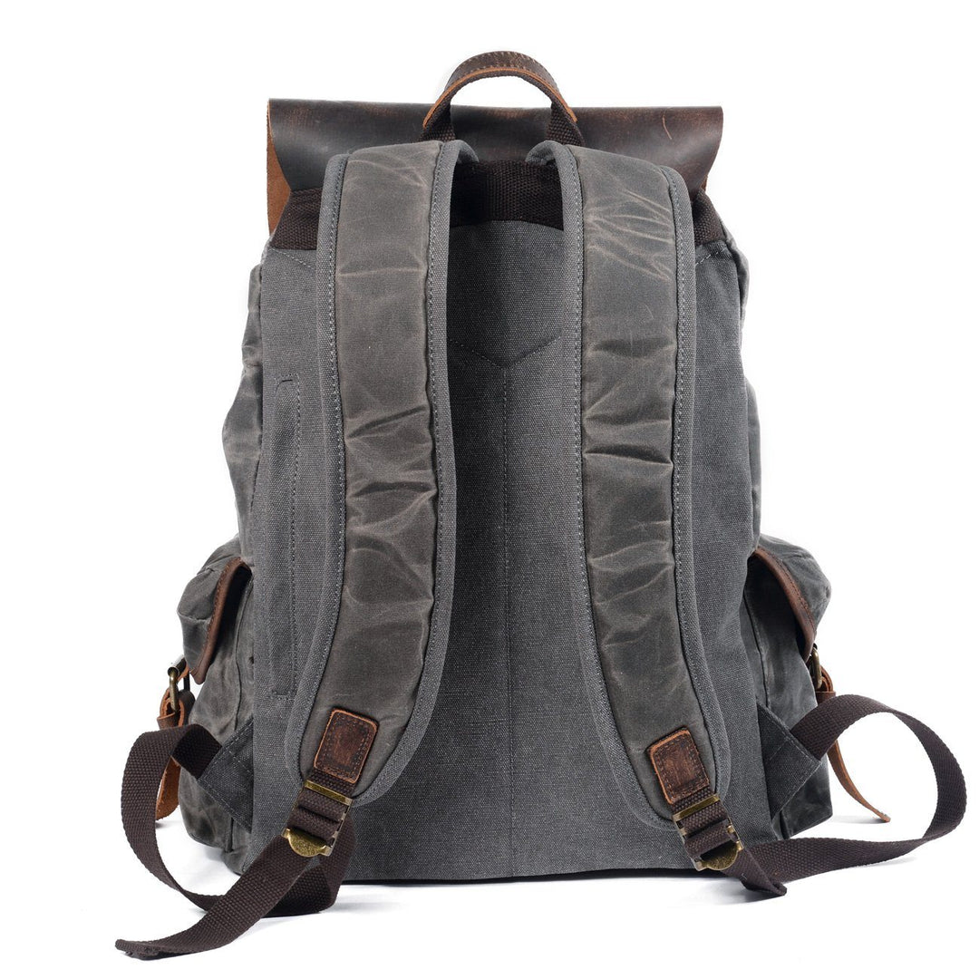 Canvas-Leder-Rucksack | SALZBURG