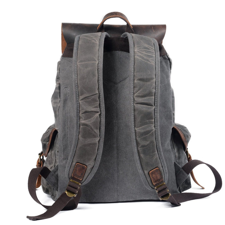 Canvas-Leder-Rucksack | SALZBURG